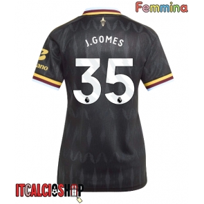 Aston Villa Joao Gomes #35 Seconda Maglia Femmina 2026-27 Manica Corta